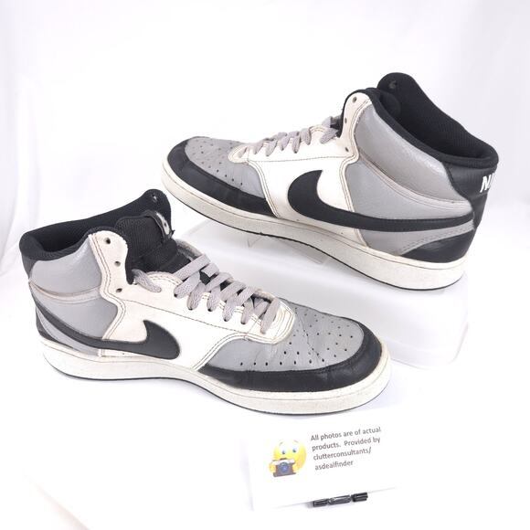 Nike Court Vision Mid Athletic Lace Up Shoe Mens Size 9.5 DN3577-002 White main image 7